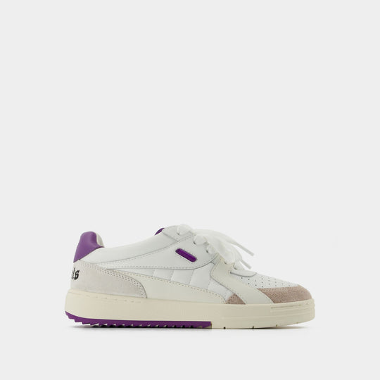 Sneakers Palm University - Palm Angels - Cuir - Blanc/Violet