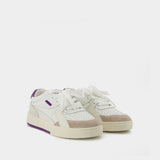 Sneakers Palm University - Palm Angels - Cuir - Blanc/Violet