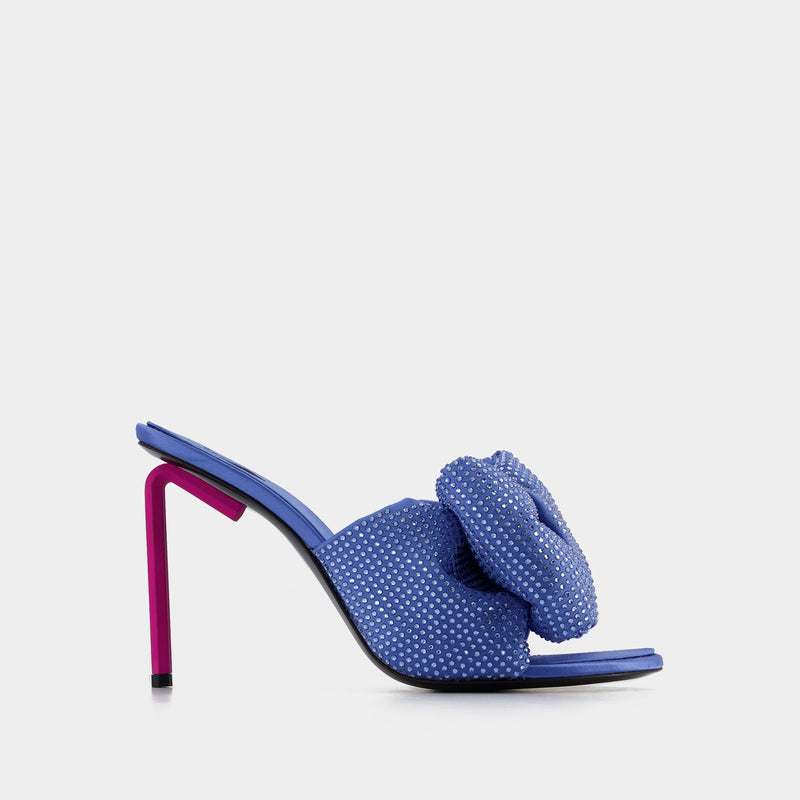 Sandales Allen Bow Strass Pop en Bleu/Rose