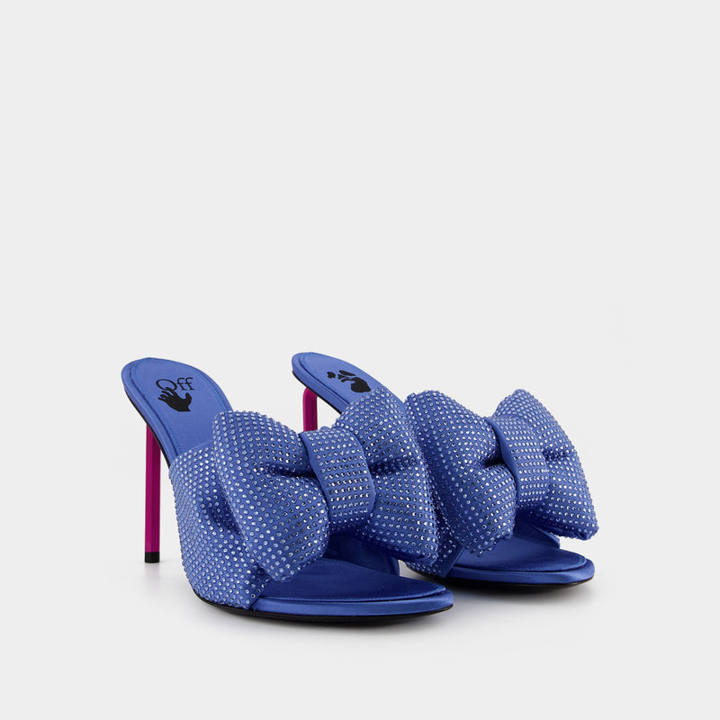 Sandales Allen Bow Strass Pop en Bleu/Rose