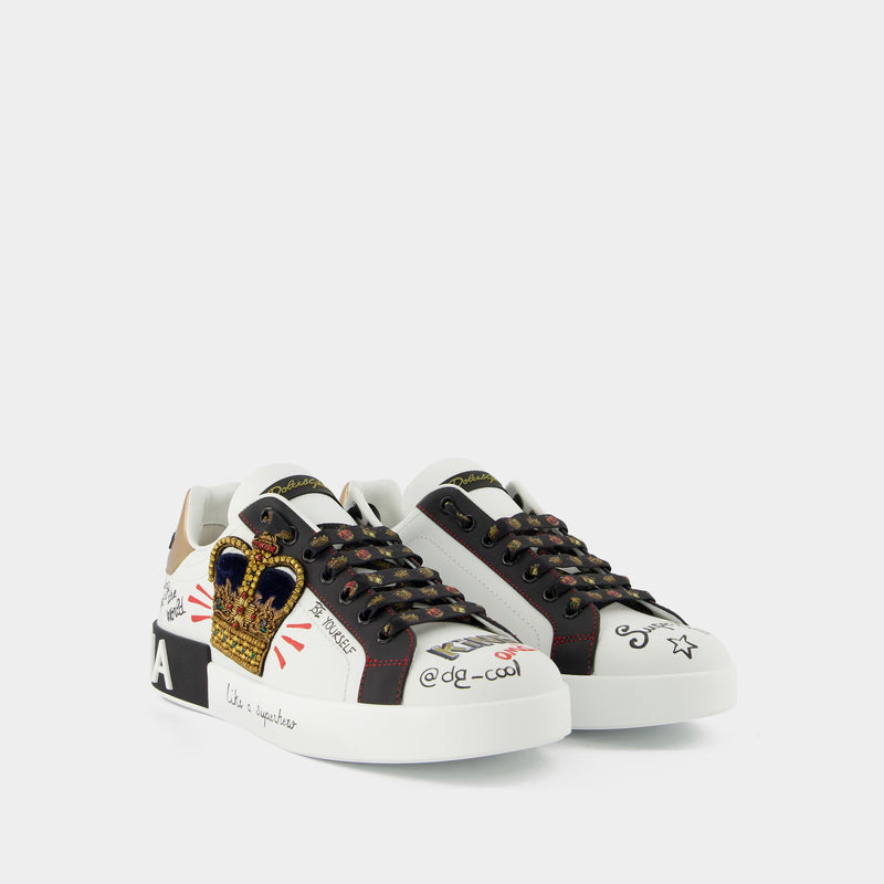 Sneakers Portofino - Dolce & Gabbana - Nylon - Multi