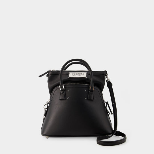 Sac À Bandoulière 5ac Classique Mini - Maison Margiela - Cuir - Noir
