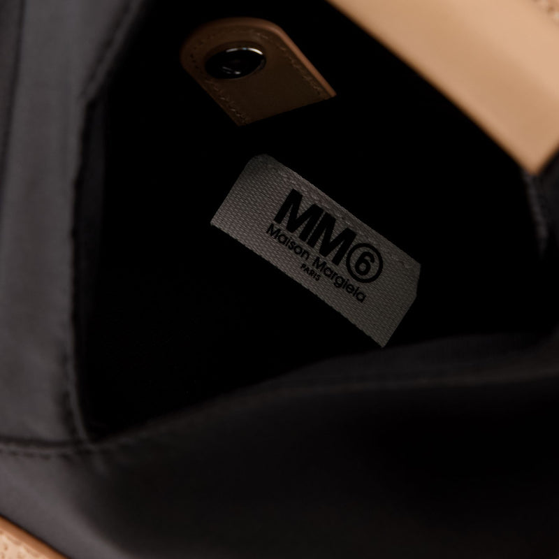 Sac Hobo Xxs Japanese - MM6 Maison Margiela - Coton - Noir