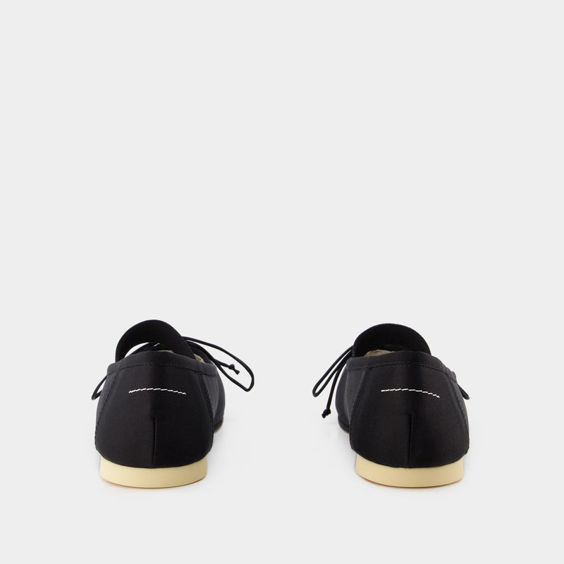 Ballerines - Mm6 Maison Margiela - Toile - Noir