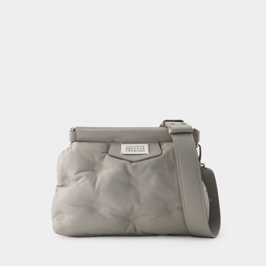 Sac Glam Slam Classique Small - Maison Margiela - Cuir - Gris