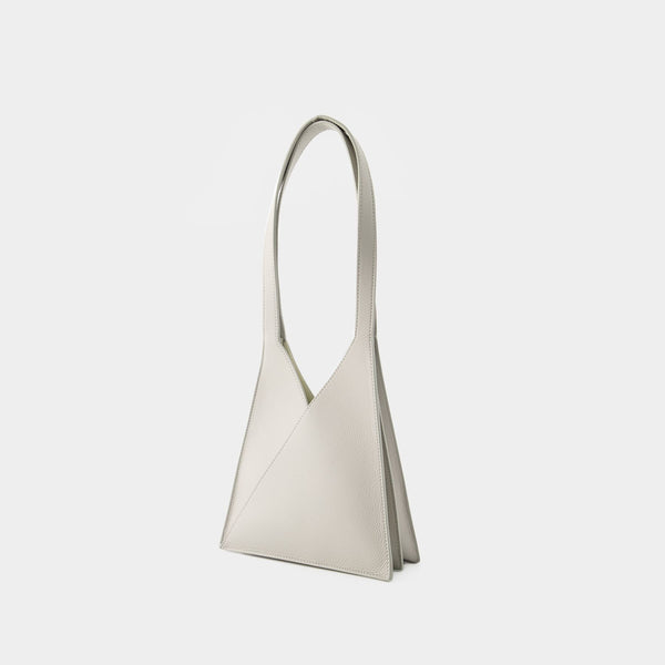 Cabas Accordian Japanese - MM6 Maison Margiela - Cuir - Agate Gray