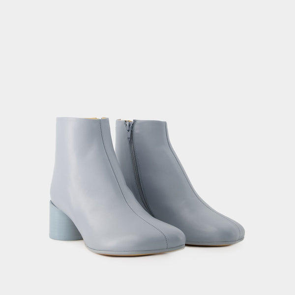 Bottines 6 Anatomic 50 - MM6 Maison Margiela - Cuir - Bleu