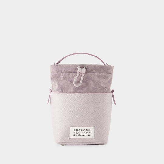 Sac Hobo 5Ac Bucket Small - Maison Margiela - Cuir - Violet