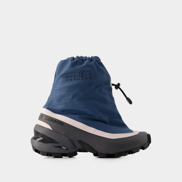 Sneakers Cross Mid MM6/Salomon - MM6 Maison Margiela - Toile - Bleu