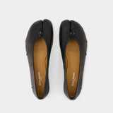 Ballerines Tabi New - Maison Margiela - Cuir - Noir