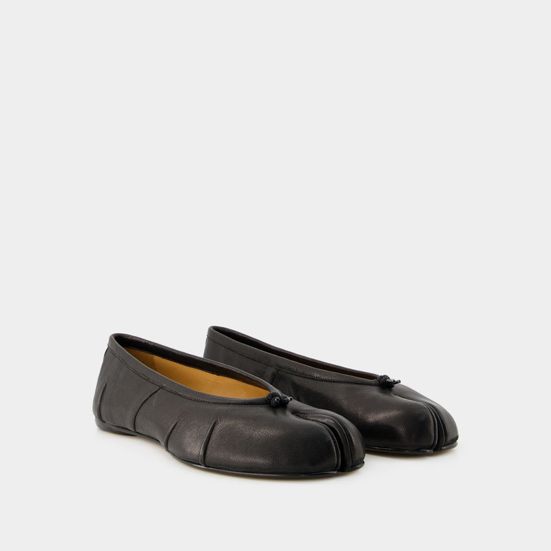 Ballerines Tabi New - Maison Margiela - Cuir - Noir