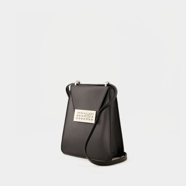 Sac À Bandoulière Mini Numbers Vertical Mini - MM6 Maison Margiela - Cuir - Noir