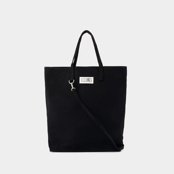 Cabas Shopping - MM6 Maison Margiela - Coton - Noir