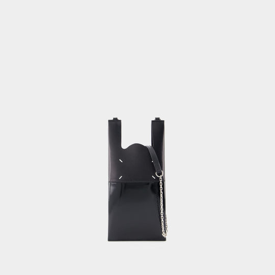 Pochette Neck Pouch - Maison Margiela - Cuir - Noir