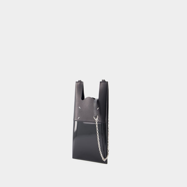 Pochette Neck Pouch - Maison Margiela - Cuir - Noir