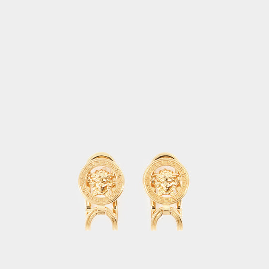 Boucles D'oreilles - Versace - Métal - Doré