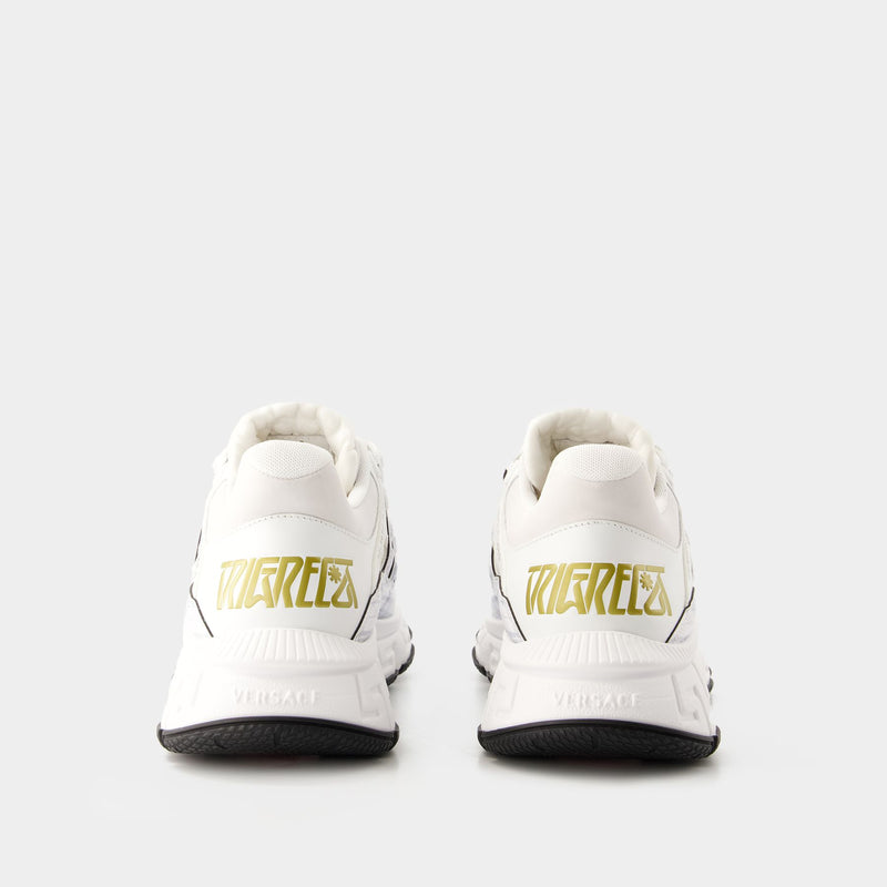 Sneakers Trigreca - Versace - Fabric - Blanc