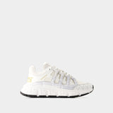 Sneakers Trigreca - Versace - Fabric - Blanc