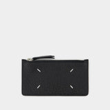 Porte Carte Zip Ew - Maison Margiela - Noir