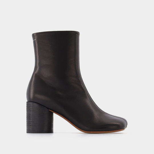 Bottines 6 Anatomic 70 en Cuir Noir