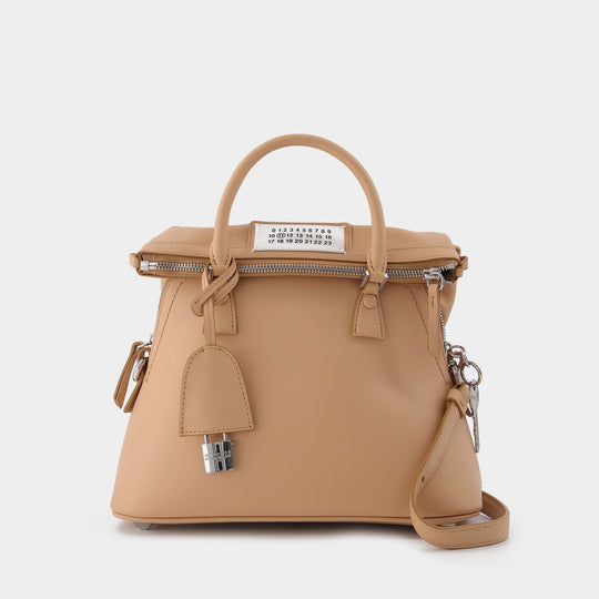 Sac 5Ac Mini en Cuir Beige