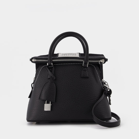 Sac 5Ac Mini en Cuir Noir