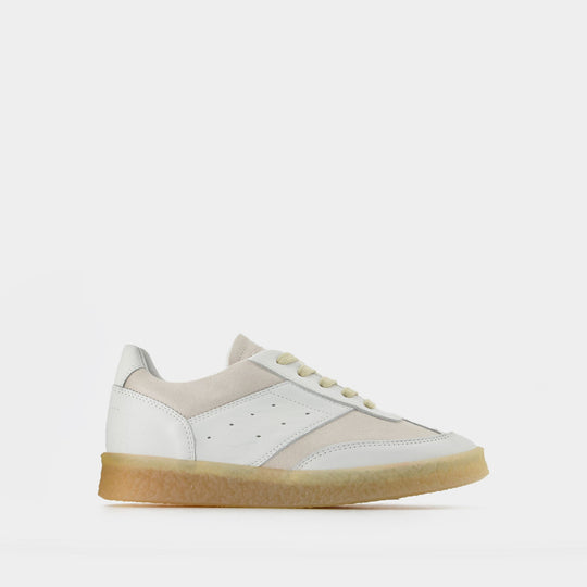 Sneakers - Mm6 Maison Margiela - Cuir - Blanc