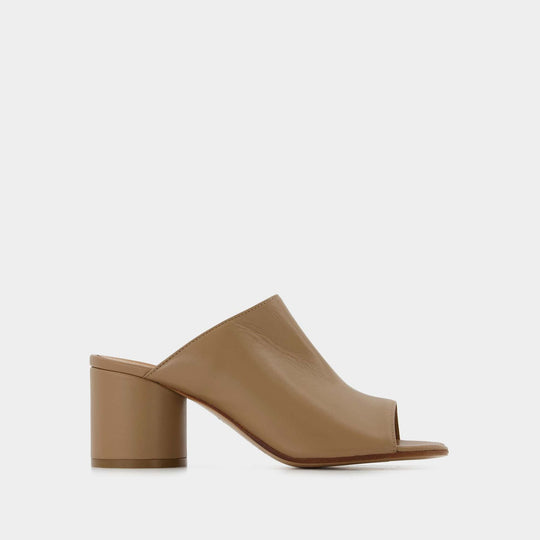 Mules Hannah - Maison Margiela - Cuir - Chamois