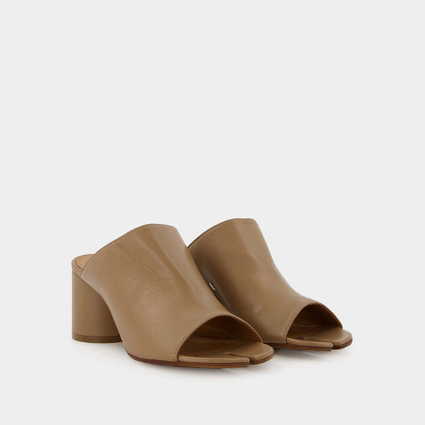 Mules Hannah - Maison Margiela - Cuir - Chamois