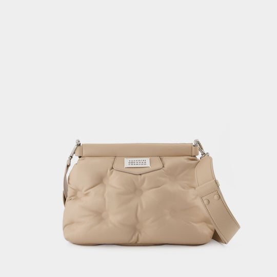 Sac À Main Glam Slam Classique Small - Maison Margiela - Cuir - Beige