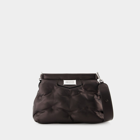 Sac À Main Glam Slam Classique Small - Maison Margiela - Cuir - Noir