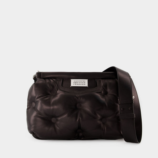 Sac À Main Glam Slam Classique Medium - Maison Margiela - Cuir - Noir