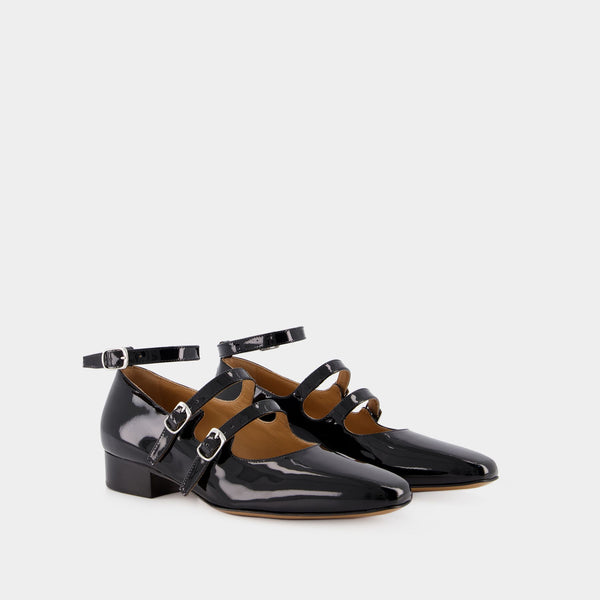Ballerines Babies low - Maison Margiela - Cuir Verni - Noir