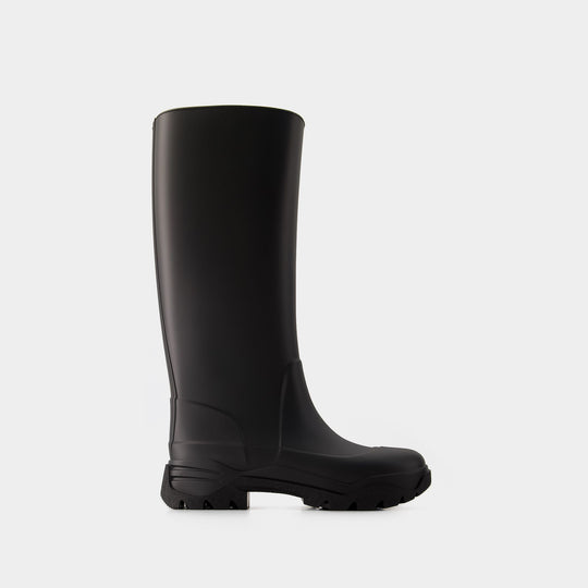 Bottes Tabi Rain - Maison Margiela - Caoutchouc - Noir
