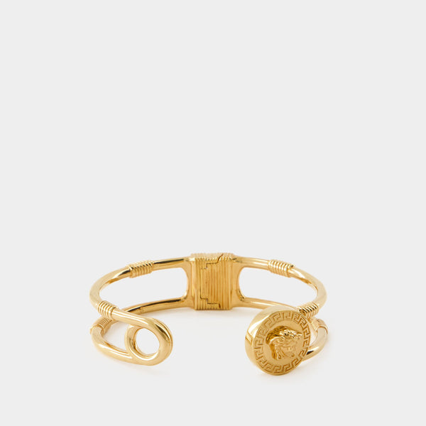 Bracelet Medusa Safety Pin - Versace - Métal - Doré