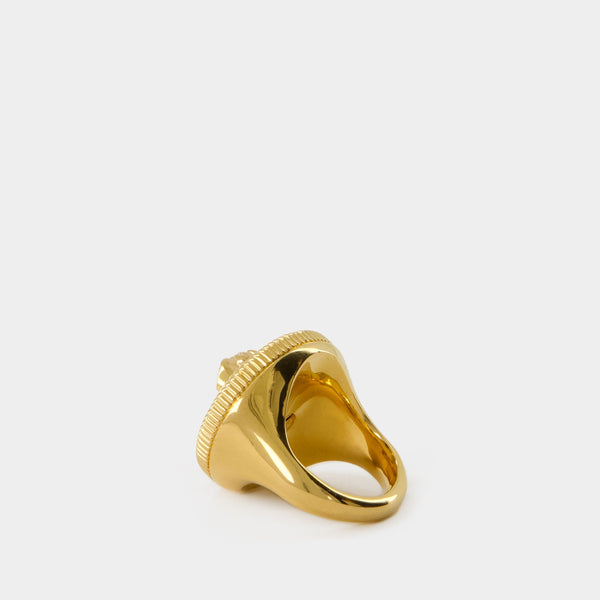 Bague Medusa Biggie - Versace - Métal - Doré