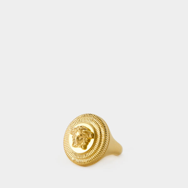 Bague Medusa Biggie - Versace - Métal - Doré