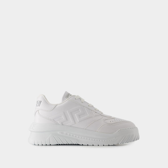 Sneakers Odissea - Versace - Fabric - Blanc