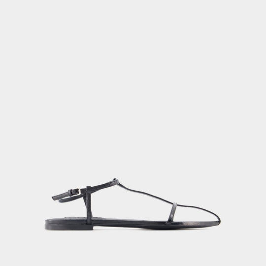 Sandales - Jil Sander - Cuir - Noir
