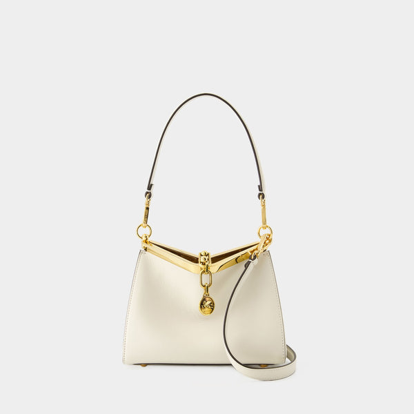 Sac Hobo Vela Petit - Etro - Cuir - Blanc