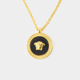 Collier Icon - Versace - Métal - Noir