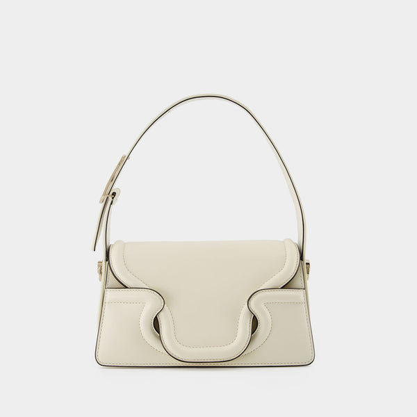Sac À Main Sculpture Small - Valentino Garavani - Cuir - Ivoire