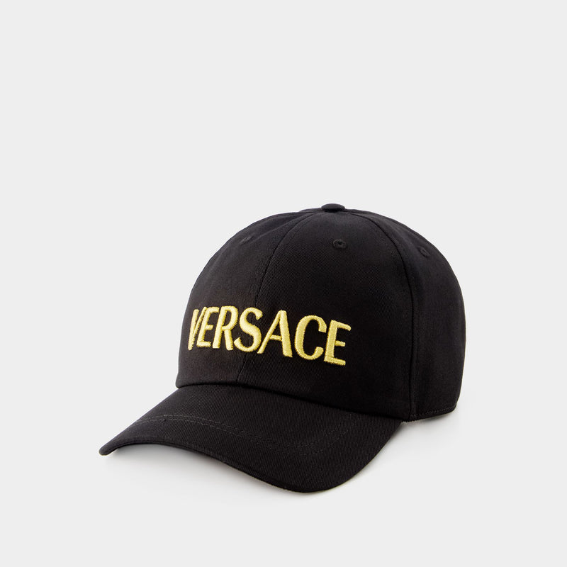 Casquette - Versace - Coton - Noir