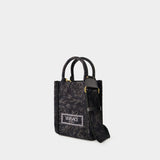 Tote Bag Mini Athena - Versace - Coton - Noir