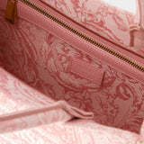 Tote Bag Medium Athena - Versace - Coton - Rose