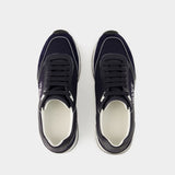 Sneakers New Runner - Versace - Cuir - Bleu