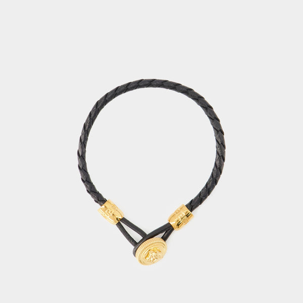 Bracelet Medusa Biggie - Versace - Métal - Noir