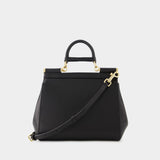 Sac à Bandoulière Sicily - Dolce&Gabbana - Cuir - Noir