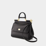 Sac à Bandoulière Sicily - Dolce&Gabbana - Cuir - Noir