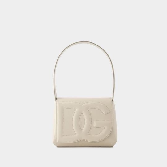 Sac DG Logo - Dolce&Gabbana - Cuir - Ivoire